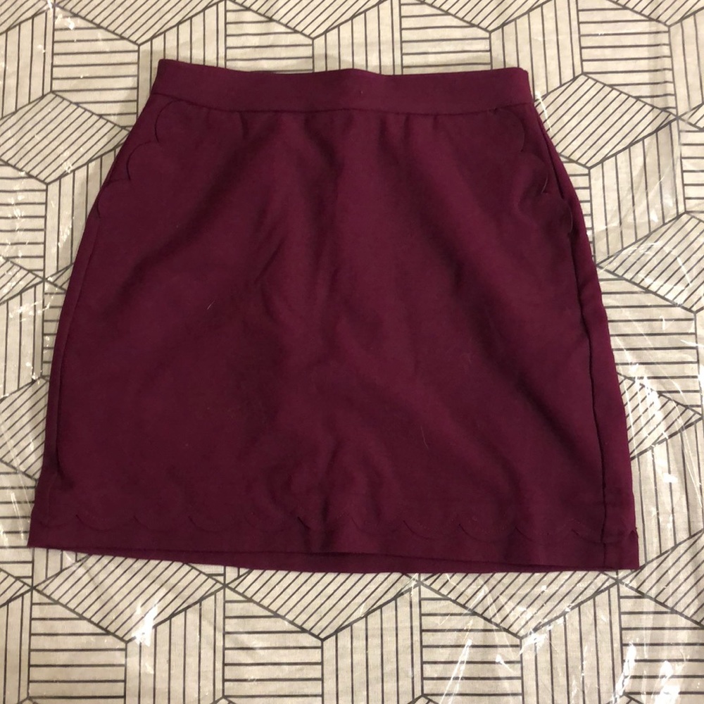 Purplish midi skirt